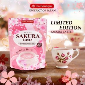 TEA BOUTIQUE – Sakura Latte 櫻花鮮奶咖啡