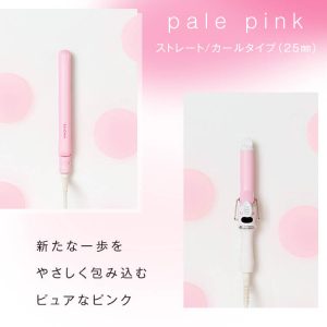 SALONIA – 春限定色直髮夾 2用夾 / 粉紅色(pale pink, clear pink)