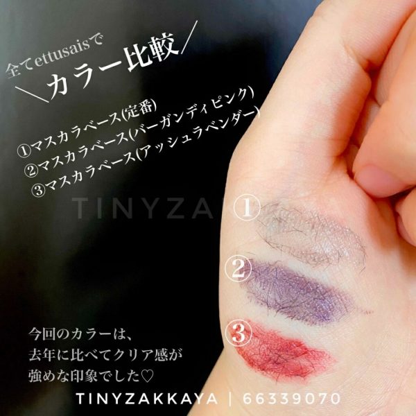 ETTUSAIS - eye edition mascara base 限定 3