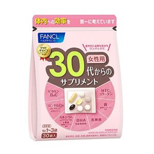 (第二件半價)FANCL 30代女性綜合營養維他命補充丸(30小包)