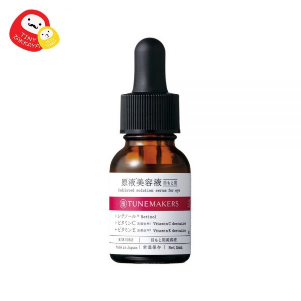 TUNEMAKERS 眼部美容原液精華 Undiluted Solution Serum For Eye 原液美容液目もと用 15ml 解決眼紋暗沉松馳乾燥 1