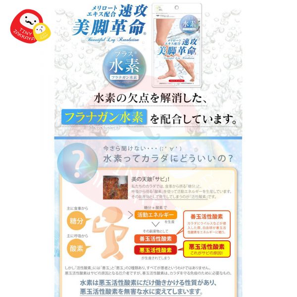 水素速攻美腳革命瘦腿纖體丸 Beautiful Leg Revolution 90粒 30日份量 5