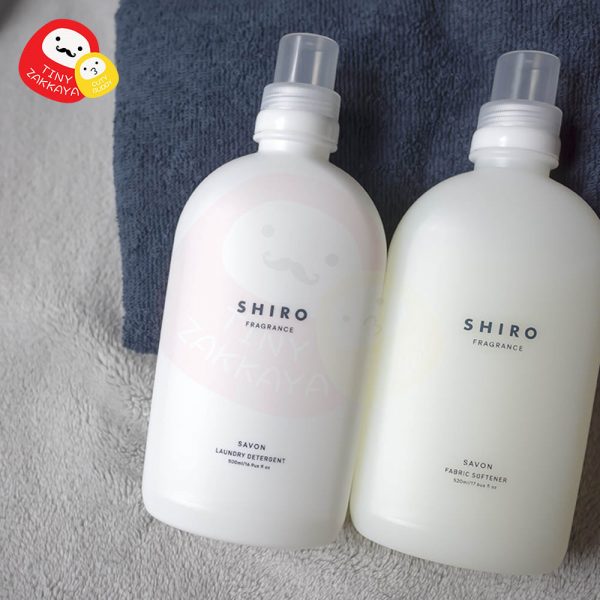 SHIRO 濃縮型天然柔順劑 FABRIC SOFTENER ファブリックソフナー(濃縮タイプ) 500ml 三種香味選擇 1