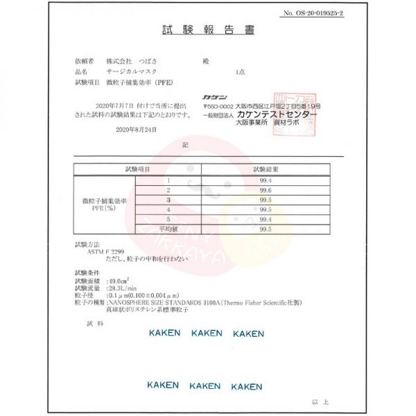 【日本製】日本口罩協會(JHPIA)認可 TSUBASA醫療用口罩 ASTM Level1 BFE99% PFE99% ブルーサージカルマスク Surgical Mask 3