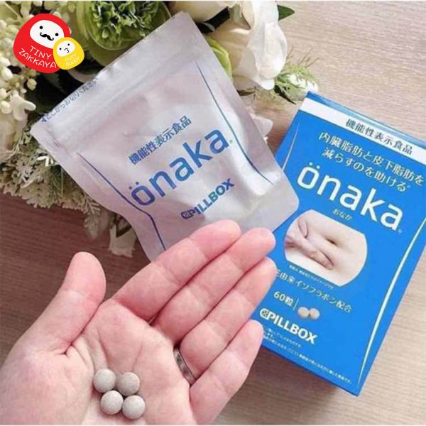 CPILLBOX ONAKA Belly Fat Reducing Dietary Nurtient 減小腹部贅肉內臟脂肪 燃脂酵素減肥丸 60粒：圖片 5