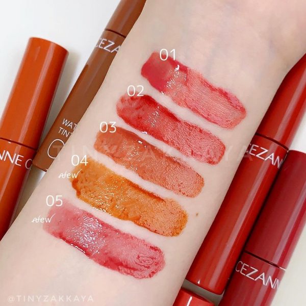 CEZANNE Watery Tint Lip 水漾唇彩 04 05 6